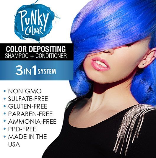 3-in-1 Color Depositing Shampoo + Conditioner - Bluemania - Image 5