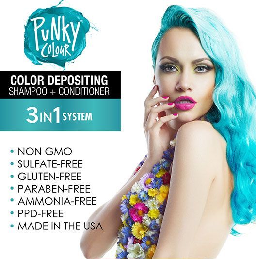 3-in-1 Color Depositing Shampoo + Conditioner - Tealistic - Image 4