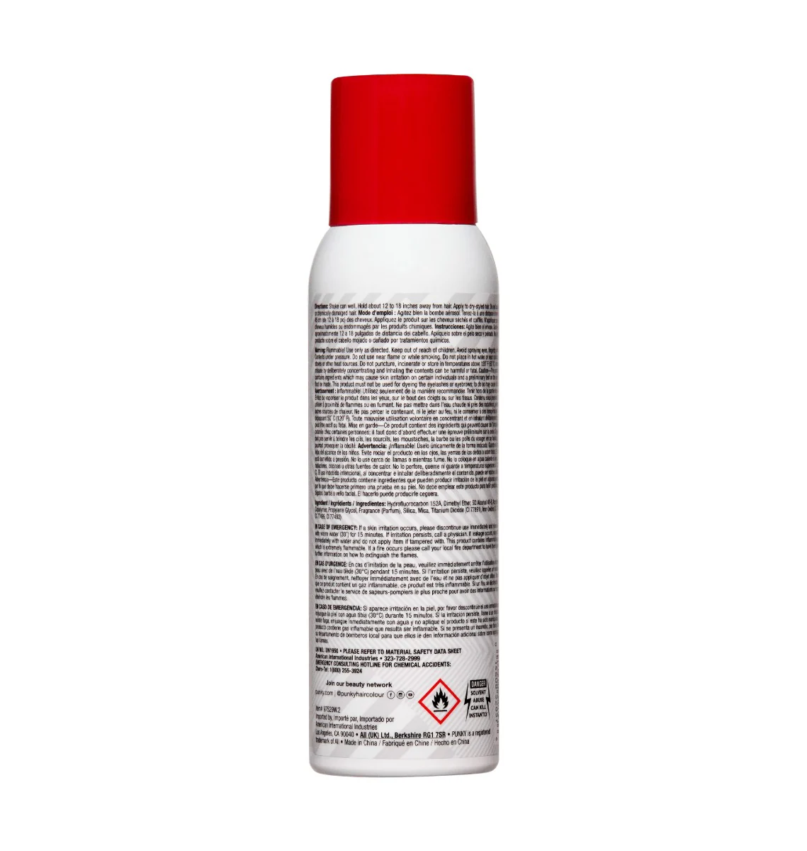 TEMPORARY HAIR COLOR SPRAY - COUGAR RED - Image 3