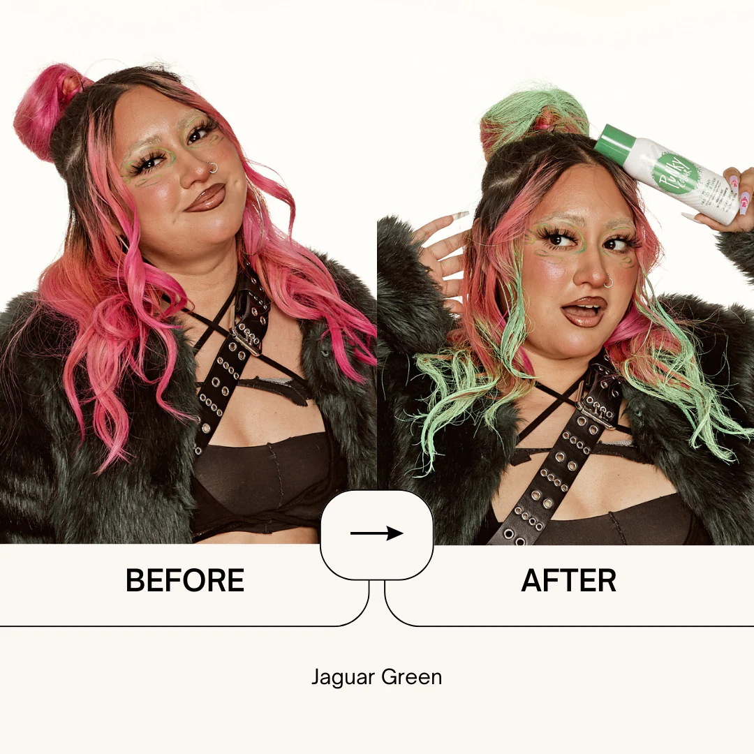 TEMPORARY HAIR COLOR SPRAY - JAGUAR GREEN - Image 5
